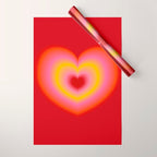 valentine red Wrapping Paper Gallery Image 1