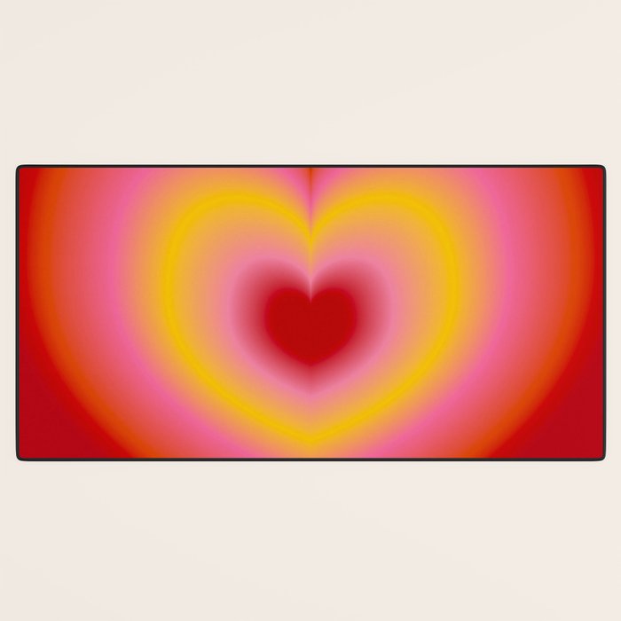 valentine red Desk Mat Gallery Image 3