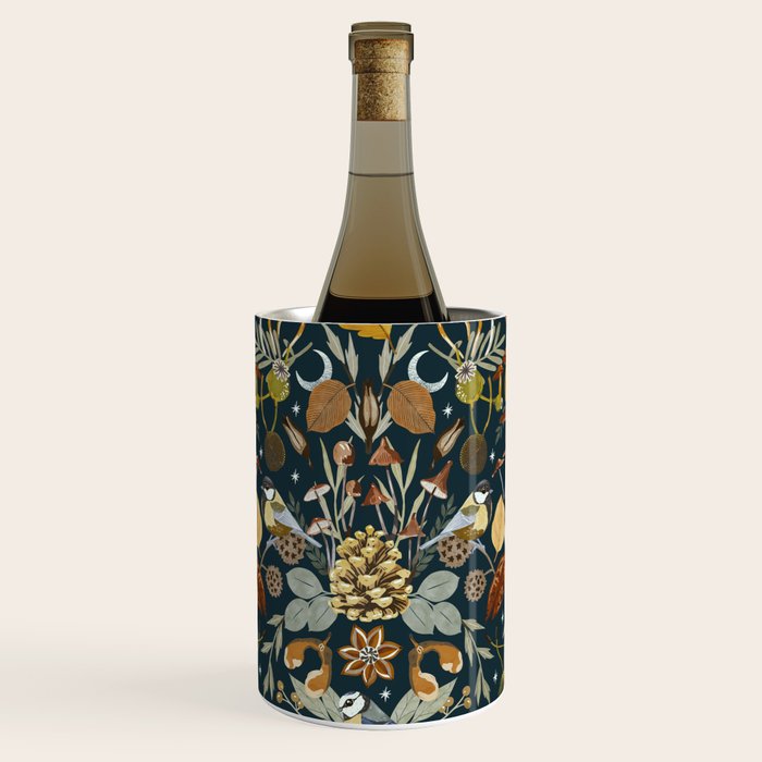 Birds in Autumn Night DP Wine Chiller Gallery Image 2
