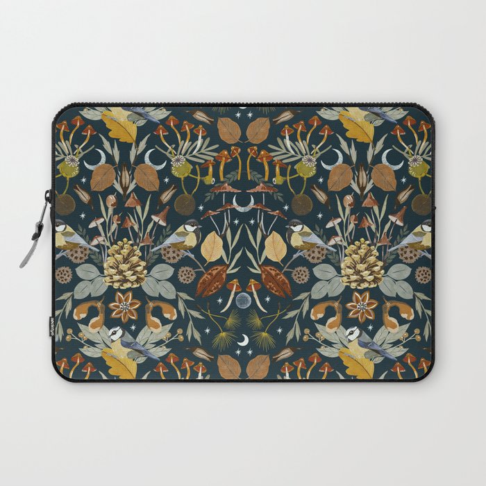 Birds in Autumn Night DP Laptop Sleeve Gallery Image 1