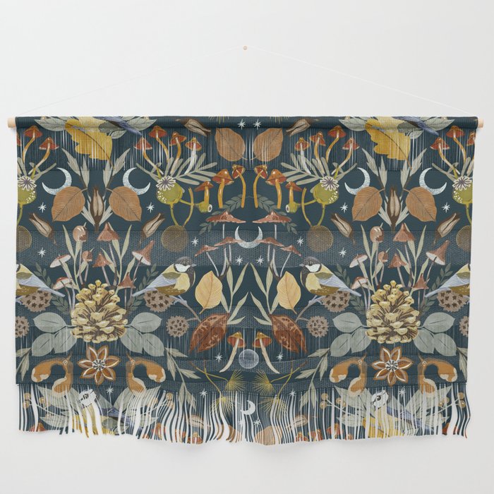 Birds in Autumn Night DP Wall Hanging Gallery Image 1