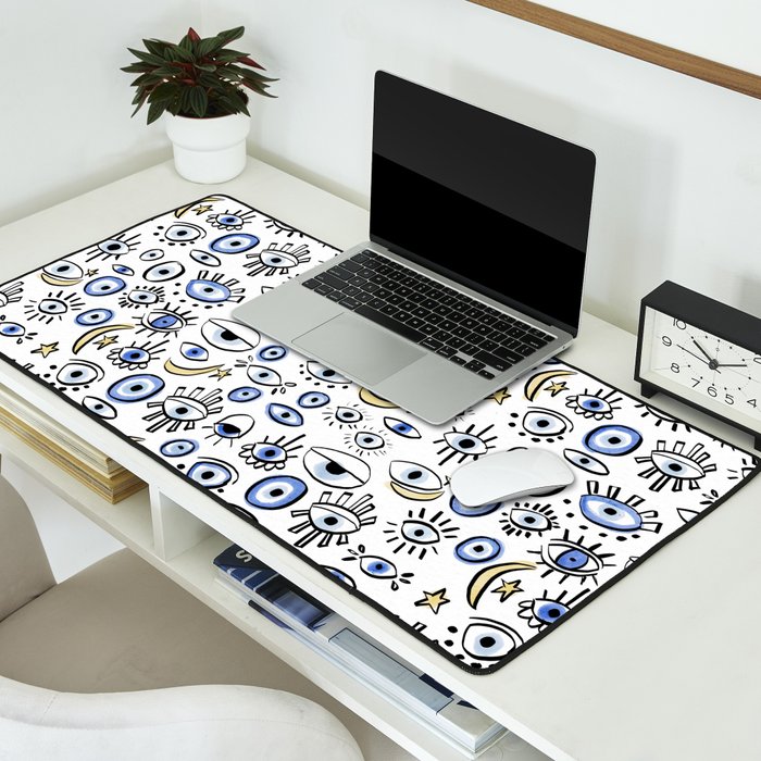 Classic Evil Eye  Desk Mat Gallery Image 2