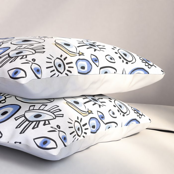 Classic Evil Eye  Pillow Sham Gallery Image 3