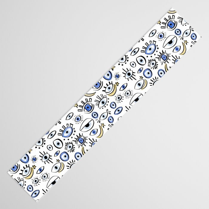 Classic Evil Eye  Table Runner Gallery Image 3