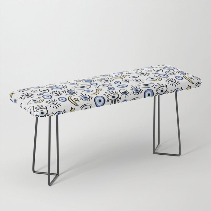 Classic Evil Eye  Bench Gallery Image 1