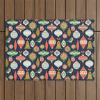 Merry Christmas Decor Outdoor Rug Gallery Image 1