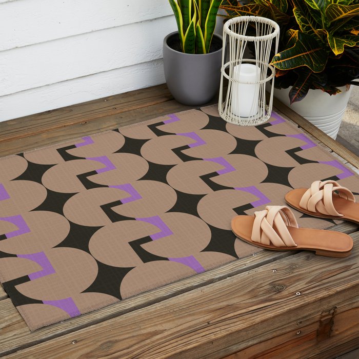 Geometric 101 Outdoor Rug Gallery Image 2