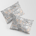 Paris toile sugar pink Pillow Sham Gallery Image 3