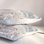 Paris toile sugar pink Pillow Sham Gallery Image 3