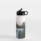 Grand Teton Wanderlust Lake Adventure - Nature Photography Water Bottle Gallery Image 1