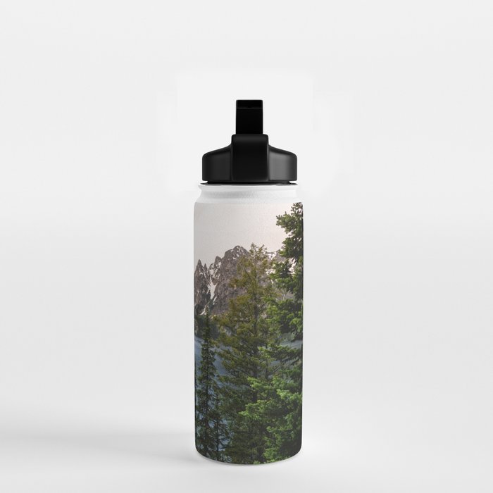 Grand Teton Wanderlust Lake Adventure - Nature Photography Water Bottle Gallery Image 2