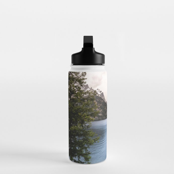 Grand Teton Wanderlust Lake Adventure - Nature Photography Water Bottle Gallery Image 3
