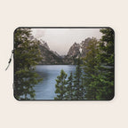 Grand Teton Wanderlust Lake Adventure - Nature Photography Laptop Sleeve Gallery Image 1