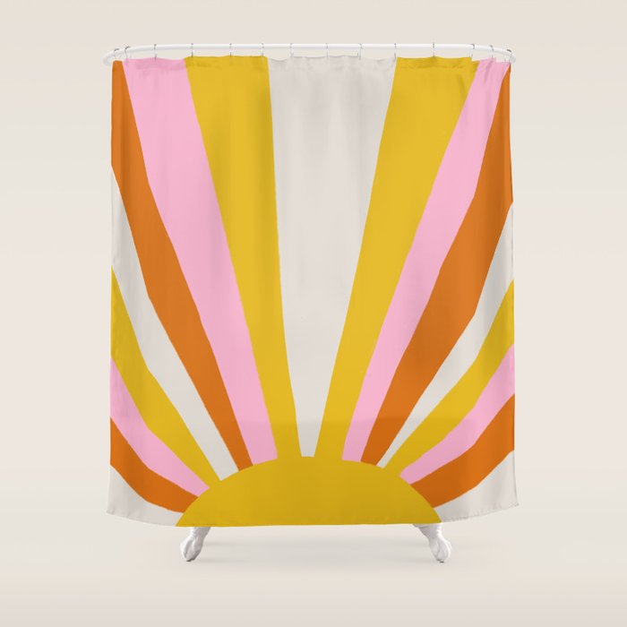 sunshine state of mind Shower Curtain Gallery Image 1