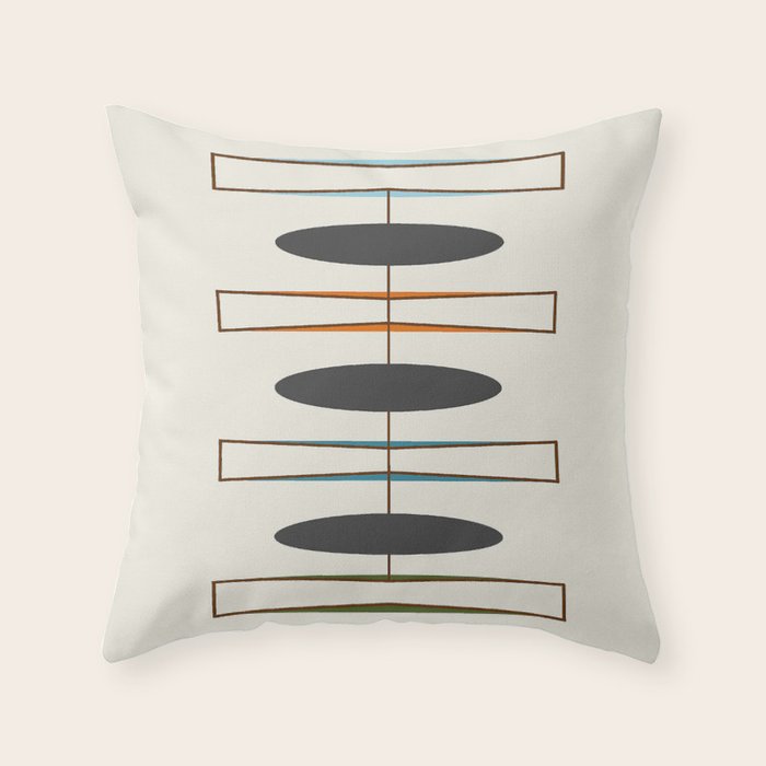 Mid-Century Modern 1.1 Throw Pillow Gallery Image 6