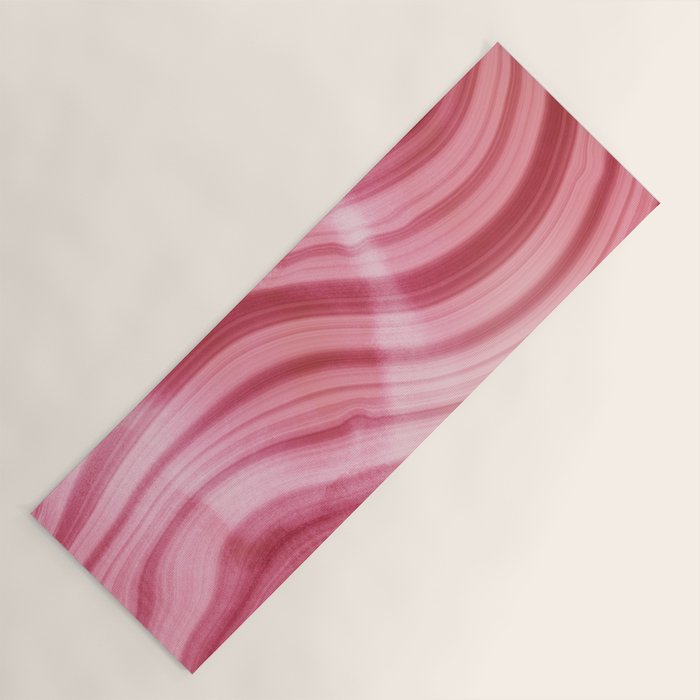 Summer Pink  Mermaid  Marble Yoga Mat Gallery Image 1