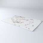 Aerial view of skiers Rug Gallery Image 3