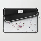 Aerial view of skiers Laptop Sleeve Gallery Image 2