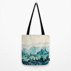 Watercolor Pine Trees 2 Tote Bag Gallery Image 2