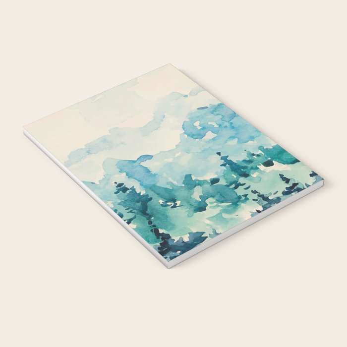 Watercolor Pine Trees 2 Notebook Gallery Image 3