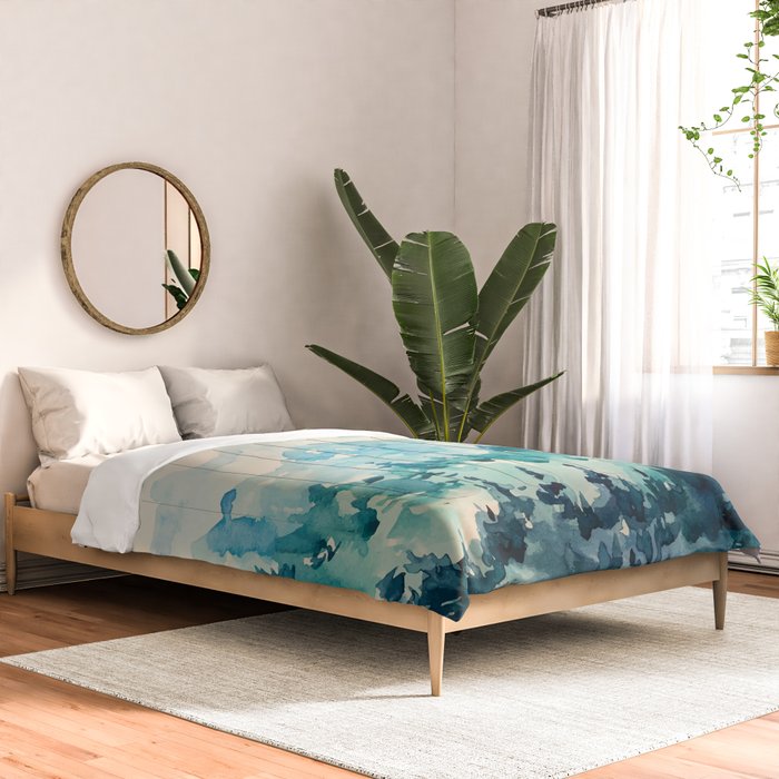 Watercolor Pine Trees 2 Comforter Gallery Image 2