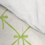 Bows & Ribbons Pattern V Green Comforter Gallery Image 4