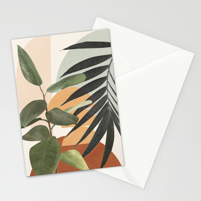 Sunset Flora 03 Stationery Card Gallery Image 2