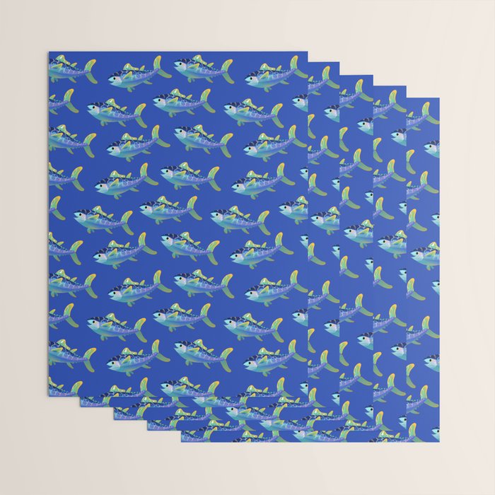 Atlantic Bluefin Tuna Wrapping Paper Gallery Image 3