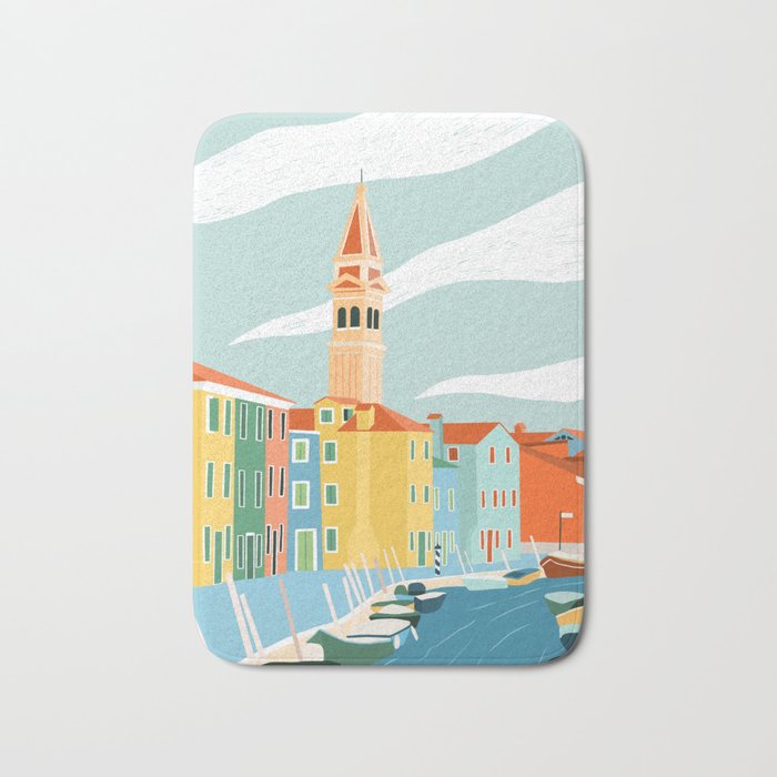 Murano, Venice, Italy Bath Mat Gallery Image 1