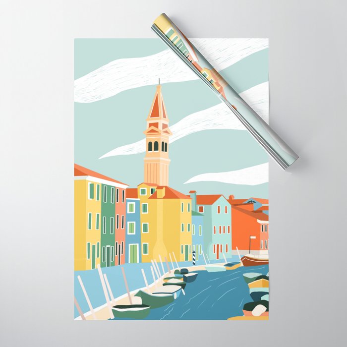 Murano, Venice, Italy Wrapping Paper Gallery Image 1
