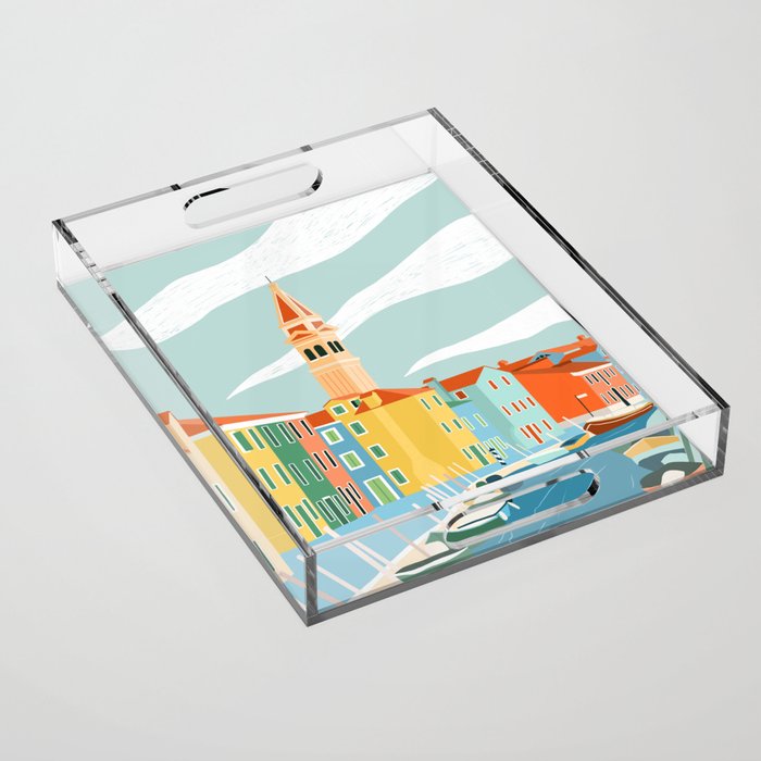 Murano, Venice, Italy Acrylic Tray Gallery Image 1