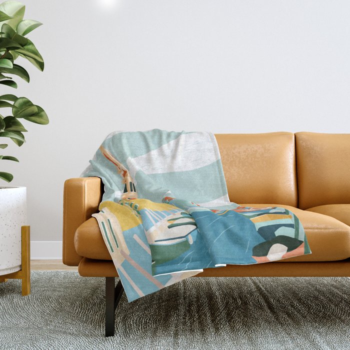 Murano, Venice, Italy Throw Blanket Gallery Image 1