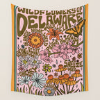 Delaware Wildflowers Wall Tapestry Gallery Image 4