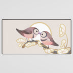 Owl finch Desk Mat Gallery Image 3