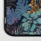 tropical blue night leaves Laptop Sleeve Gallery Image 3