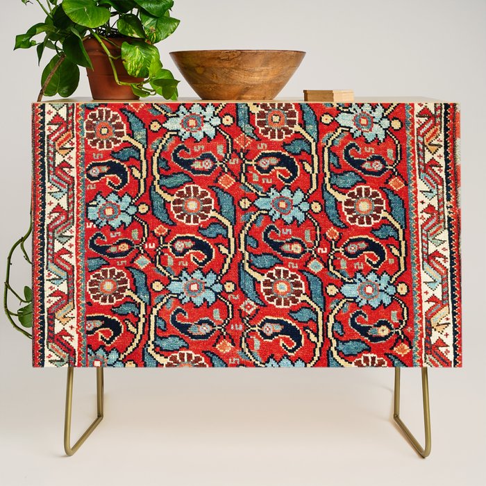 Qashqa'i Khorjin Fars Southwest Persian Bag Print Credenza Gallery Image 1