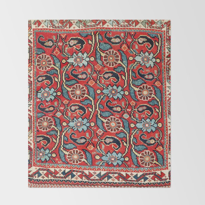 Qashqa'i Khorjin Fars Southwest Persian Bag Print Throw Blanket Gallery Image 2