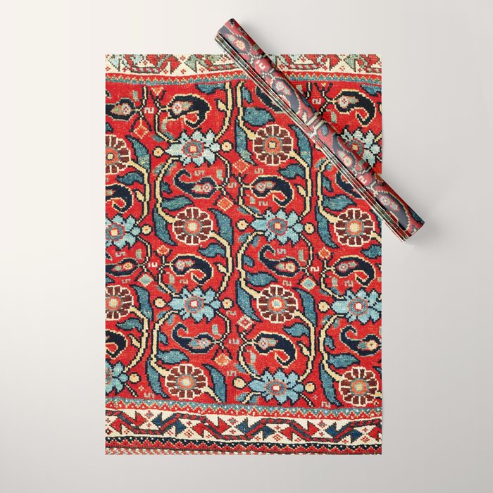 Qashqa'i Khorjin Fars Southwest Persian Bag Print Wrapping Paper Gallery Image 1