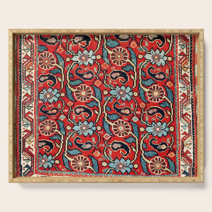 Qashqa'i Khorjin Fars Southwest Persian Bag Print Serving Tray Gallery Image 1