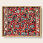 Qashqa'i Khorjin Fars Southwest Persian Bag Print Serving Tray Gallery Image 1