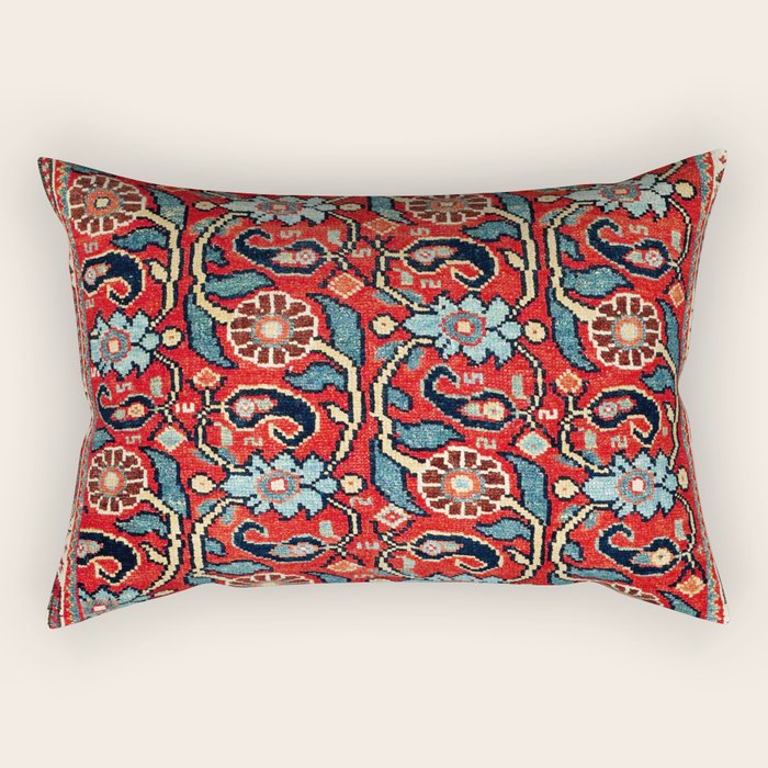 Qashqa'i Khorjin Fars Southwest Persian Bag Print Rectangular Pillow Gallery Image 2