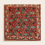 Qashqa'i Khorjin Fars Southwest Persian Bag Print Wood Wall Art Gallery Image 1