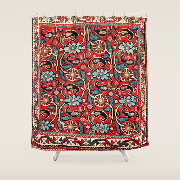Qashqa'i Khorjin Fars Southwest Persian Bag Print Shower Curtain Gallery Image 1