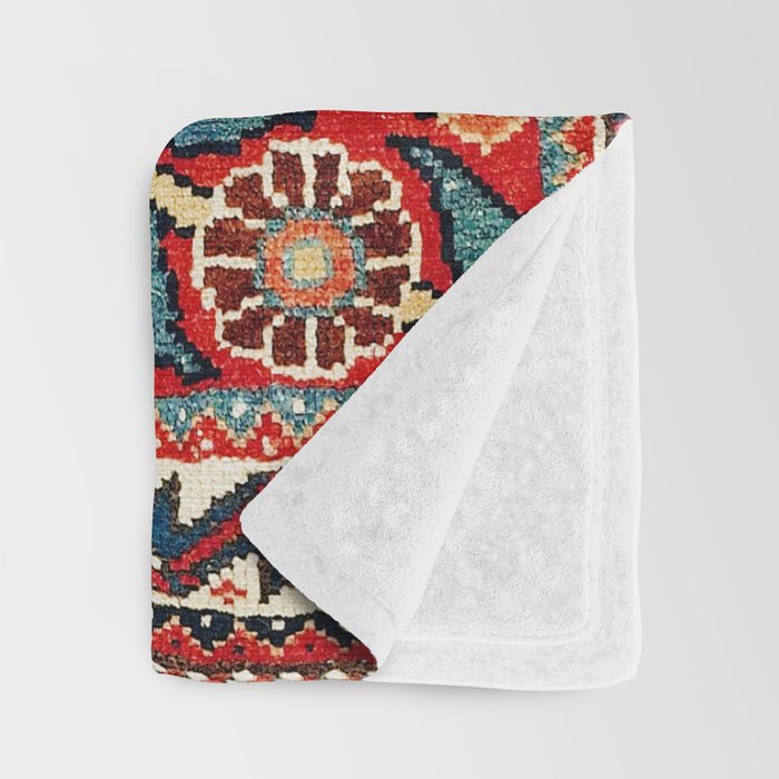 Qashqa'i Khorjin Fars Southwest Persian Bag Print Throw Blanket Gallery Image 3