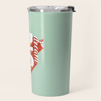 DREAM BIG - positive typography Travel Mug Gallery Image 2