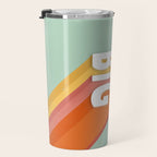 DREAM BIG - positive typography Travel Mug Gallery Image 3