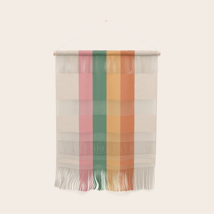 Retro Color Lines - 1-1 Wall Hanging Gallery Image 1
