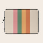 Retro Color Lines - 1-1 Laptop Sleeve Gallery Image 1