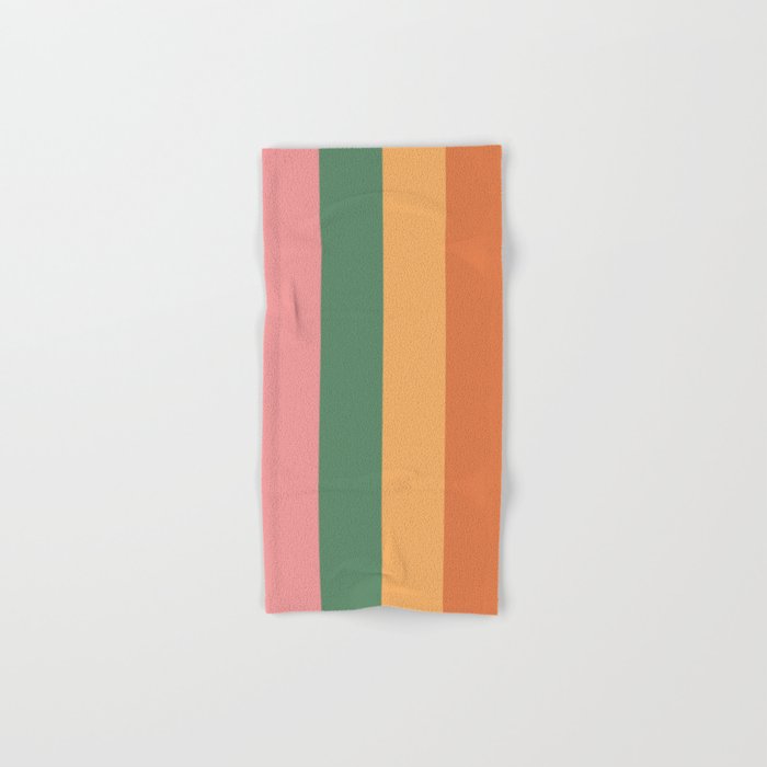 Retro Color Lines - 1-1 Bath Towel Gallery Image 1