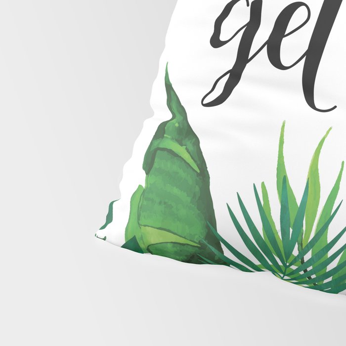 Get Naked, Meme, Tropical, Fun Bathroom Art Pillow Sham Gallery Image 4